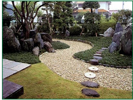 Стильным сад из камней